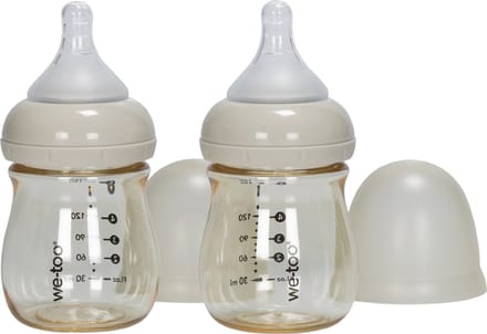 We-Too Standaardfles PPSU - 160 ml - Oatmeal - 2-pack