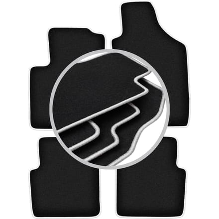 CARLUX-SILVER automatten voor: Lancia Ypsilon III hatchback (2011-)