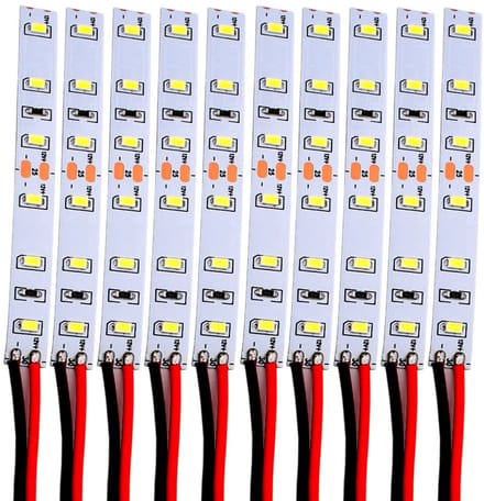 Dailygoods - Set van 10 LED Huisverlichting 12-18V met Kabel voor Modelbouw