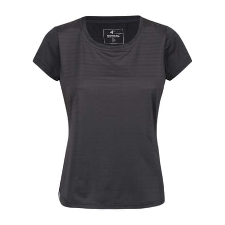 Regatta Dames/Dames Horizontaal Streep Regular T-shirt (Afdichting Grijs)