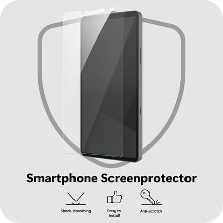 Just in Case screenprotector geschikt voor Sony Xperia 10 VII - Screenprotector Gehard Glas