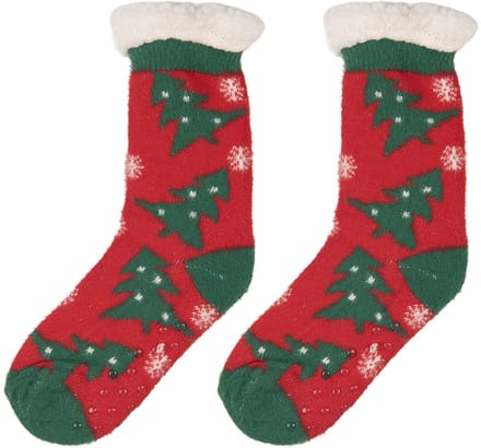Clayre & Eef Kerstsokken one size Rood Synthetisch