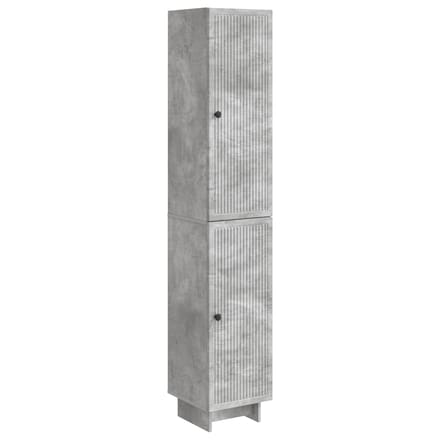 vidaXL - Kast - Set - 2 - st - Betongrijs - Bewerkt - hout