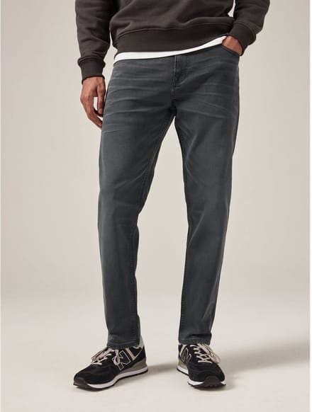 Next - Heren - Klassieke slim-fit stretchjeans - Grijs