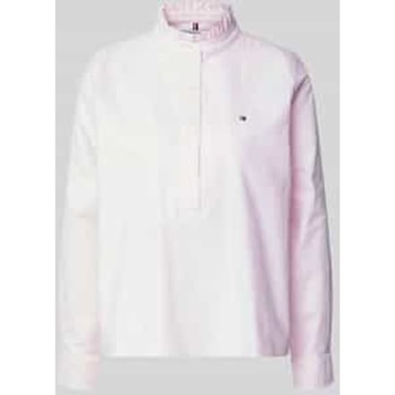 Comfort fit blouse met lange mouwen van puur katoen