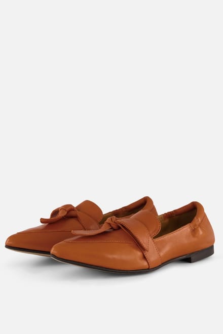 Linea Zeta Linea Zeta Instappers cognac Leer