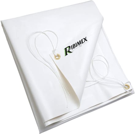 4532 PVC zeil 2 x 3 m 650 g/m² wit - Ribiland