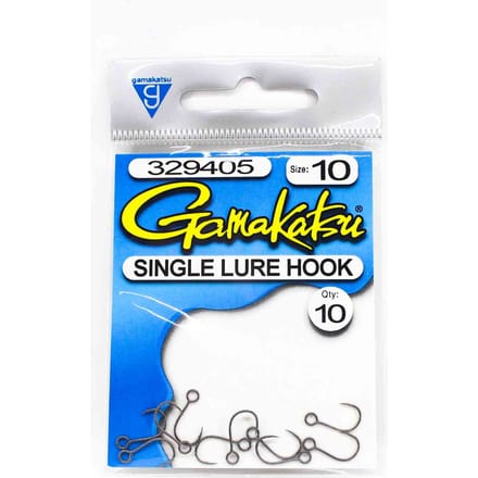 Gamakatsu Enkele Kunstaashaak Maat 10,10 Per verpakking (5583) blue