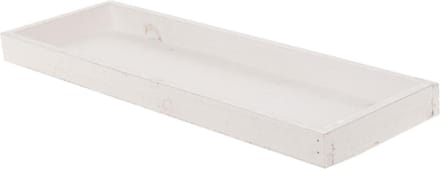 Houten Plateau Langwerpig - Wit