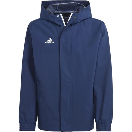 adidas Performance Entrada 22 All-Weather Jack - Kinderen - Blauw- 128