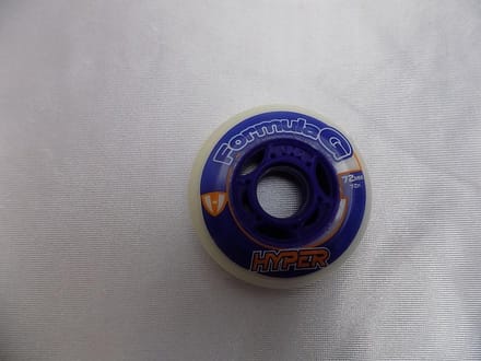 Skate wielen 72 MM 72A indoor 4 pack blauw/wit Hyper Formula G Era