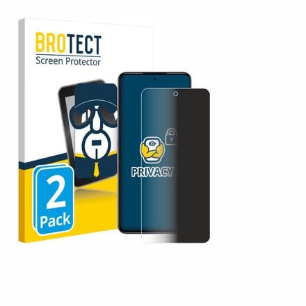 BROTECT - privacy screenprotector voor realme P4x - Folie Beschermfolie Blauwlichtfilter 2 Stuks