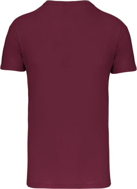 Kariban Heren-t-shirt BIO150IC V-hals K3028IC - Wine - S