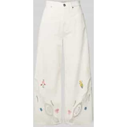 Wide leg jeans met verkort model, model 'LORD'