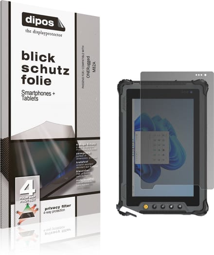 dipos – Matte Privacy Screenprotector geschikt voor ONERugged M82A | Anti-Spy Beschermfolie