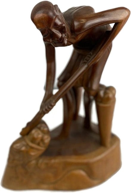 houten beeld / bali indonesie beeld / houten sculptuur / handgemaakt beeld /