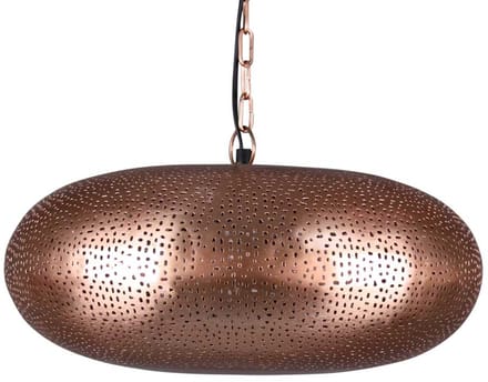Safaary - Marokkaanse Hanglamp Yusra Koper Ø 42 x 21cm