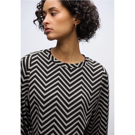 Gedessineerd jacquard shirt