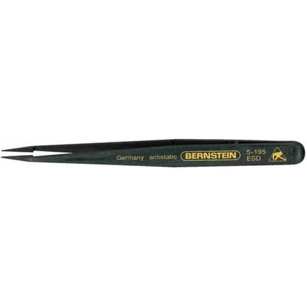 BERNSTEIN Tools for Electronics 5-195 Precisiepincet NK7 Spits, scheef 120 mm