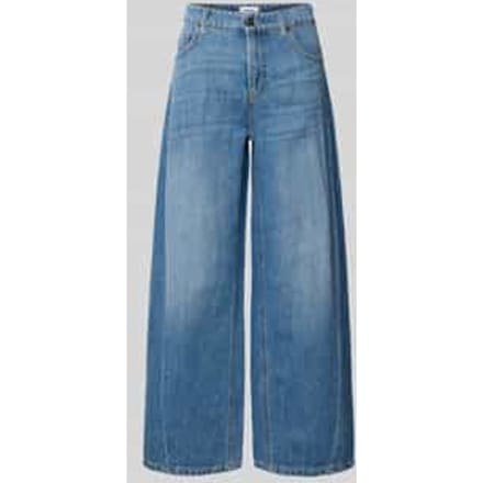 Barrel jeans van mix van katoen en linnen model 'ORIA'