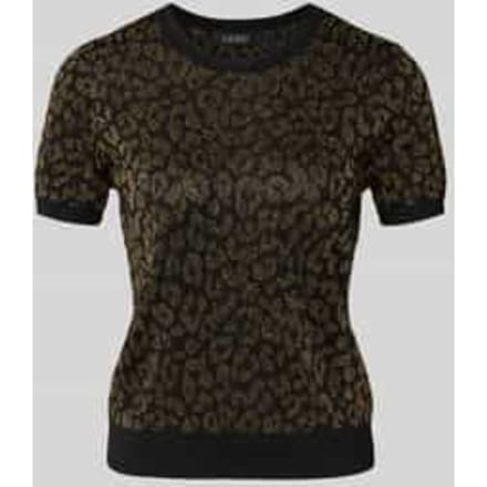 Gebreid shirt van viscosemix, model 'EYELAH'