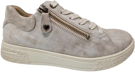 Dames Veterschoenen Hartjes Grijs - Maat 37