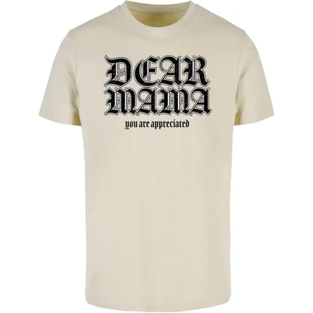 Mister Tee - Dear Mama Heren Tshirt - M - Beige