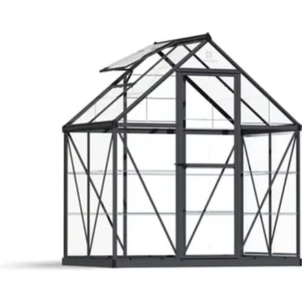 Canopia Tuinkas Harmony 126x185x208 - Polycarbonaat - Grijs - 126x185x208 Cm