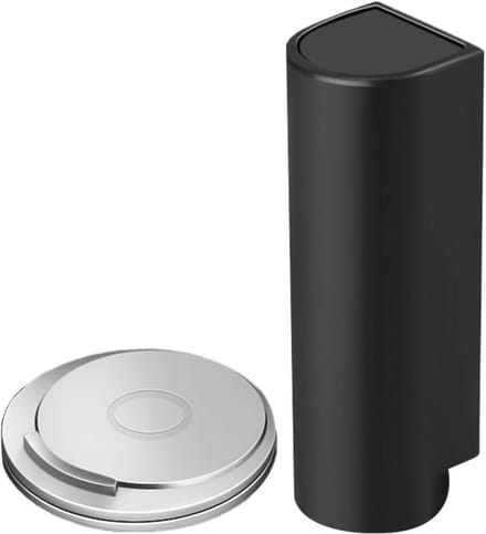Deurstopper - Magnetische stop - Schade voorkomen - Zonder boren - 8.2 x 6 x 6 cm - Zwart