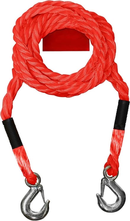 Sleepkabel - Sleeptouw - Voertuigen Slepen - Hoge trekkracht - 4 meter - Rood