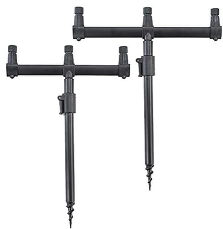 Aluminium Hengel Pod Set voor 3 Hengels met Banksticks en Buzz Bars
