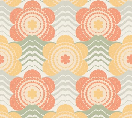 RETRO BEHANG | Floraal - meerkleurig - A.S. Création Retro Chic