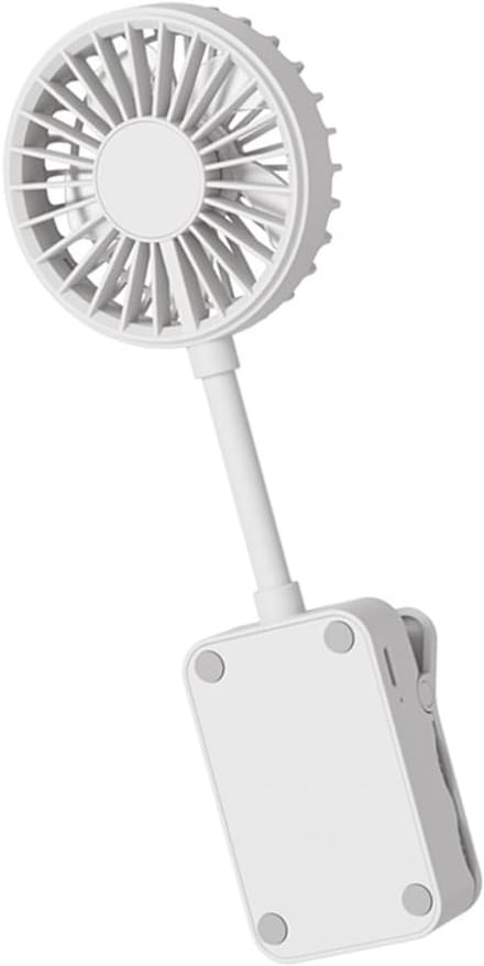 VHV - Clipventilator - clipventilator usb oplaadbaar - USB oplaadbaar, stil, met klem - voor bureau, kinderwagen, camping