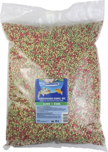 Darwin Vijvervoer Korrels - Vijvervoer - 15 l