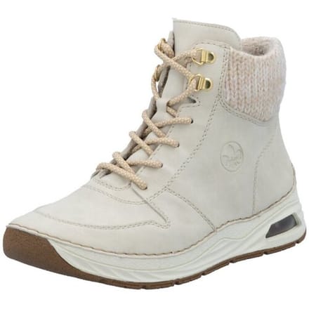 Rieker dames enkellaarsjes, beige
