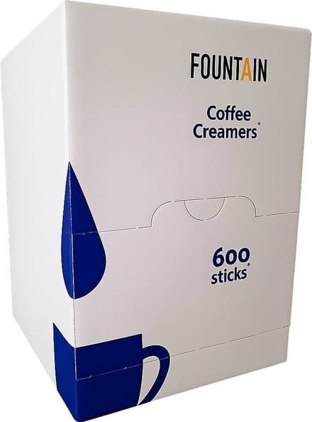 Fountain Creamer Sticks in een dispenserdoos - 600 x 2,5 gram