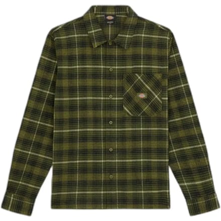 Dickies Forest Check Overhemd Met Lange Mouwen Groen 2XL Man