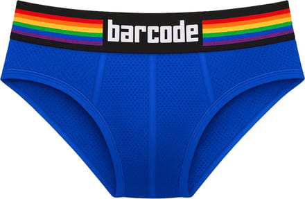 Barcode Berlin Pride Brief Royal - MAAT L - Heren Ondergoed - Slip voor Man - Mannen Brief