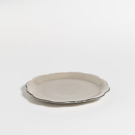 The Table Amsterdam Attic Ontbijtbord - Oyster - Ø 22 cm - Taupe