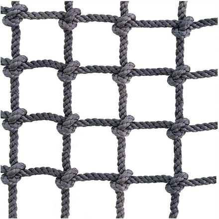 Klimnet Kinderen Volwassenen - Speeltuin Net - Buiten Spelen - Duurzaam Polyamide - 1x5m - Zwart