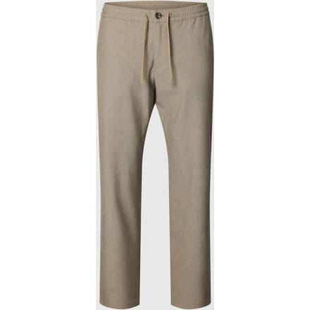broek met rechte pijpen met viscose model 'ROBERT'
