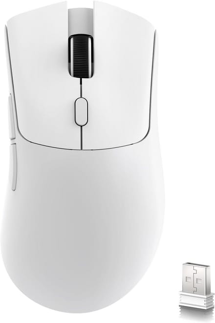Lichtgewicht Draadloze Gamingmuis met Tri-mode en Programmeerbare Knoppen