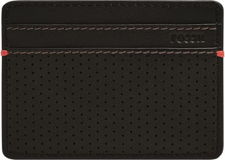 FOSSIL Kaarthouder Rennsport Card Case Black Zwart