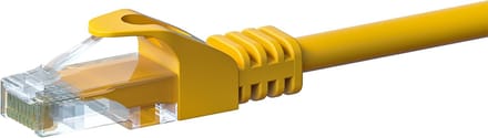 Danicom UTP CAT5e patchkabel - 2 meter geel - 100% koper - netwerkkabel - internetkabel - UTP kabel - RJ45 - 1000 mbit/s