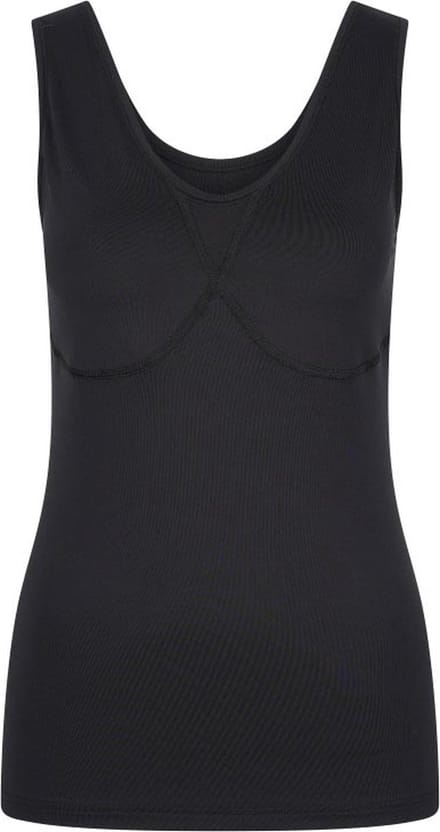 RJ Pure Color Proud Breast Dames Qups Hemd Zwart S
