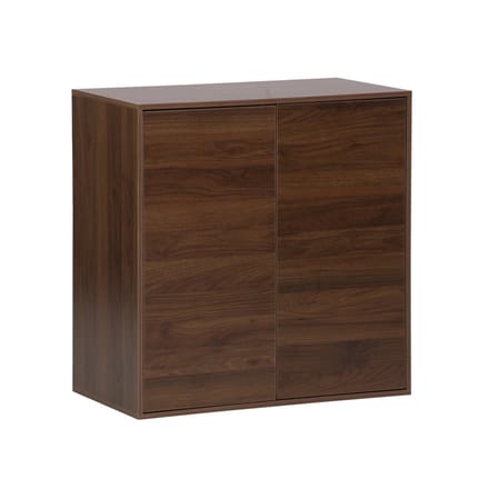 sweeek - Decoratieve opbergmodule houtdecor 2 deuren 70cm - kompo