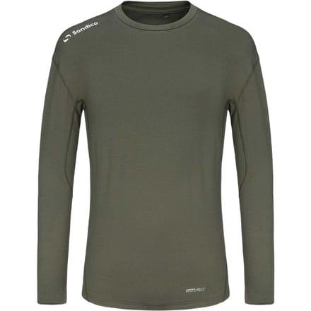 Sondico Heren Core Base Layer Top met lange mouwen (Olijf)