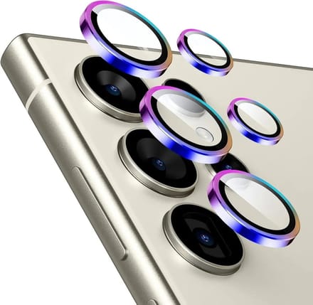 ESR Camera Lens Protector Chrome Geschikt voor Samsung Galaxy S24 Ultra