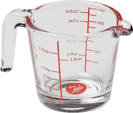 Maatbeker Mini, Borosilicaatglas, 40 ML - Tala