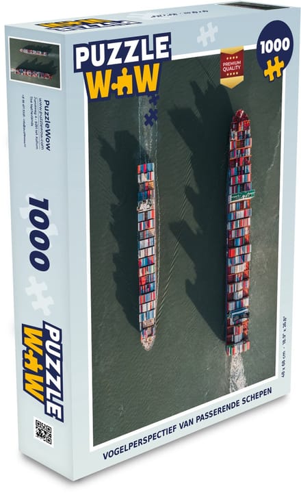 Puzzel passerende schepen - Legpuzzel - Puzzel 1000 stukjes volwassenen